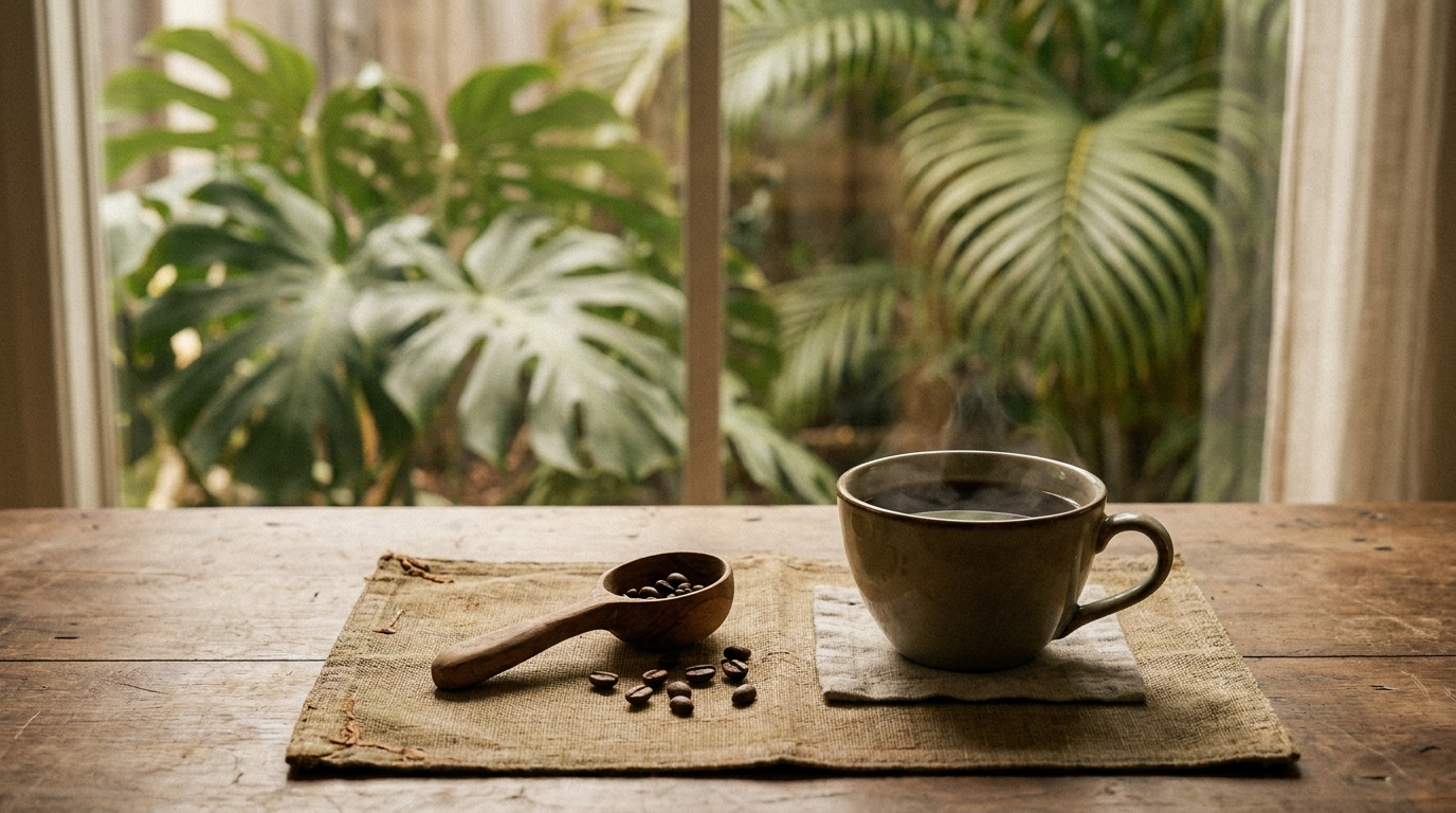 Rainforest Roast story - editorial lifestyle photo