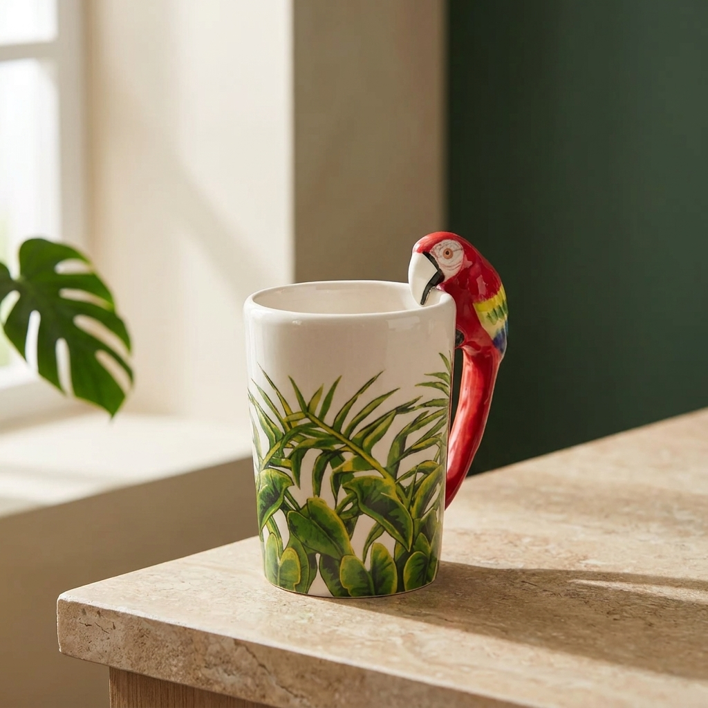 Rainforest Parrot Coffee Mug